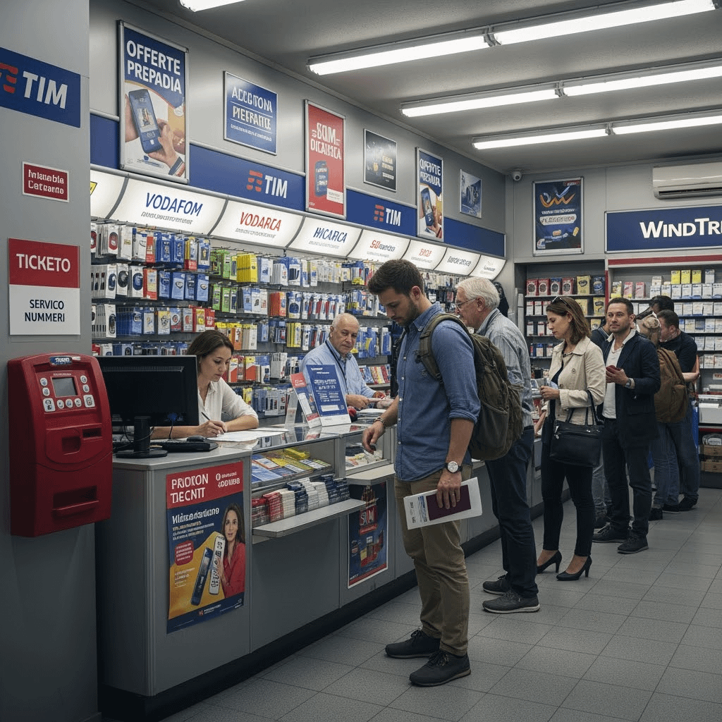 Waiting in line for a physical sim card is not a great idea compared to getting esim data in italy