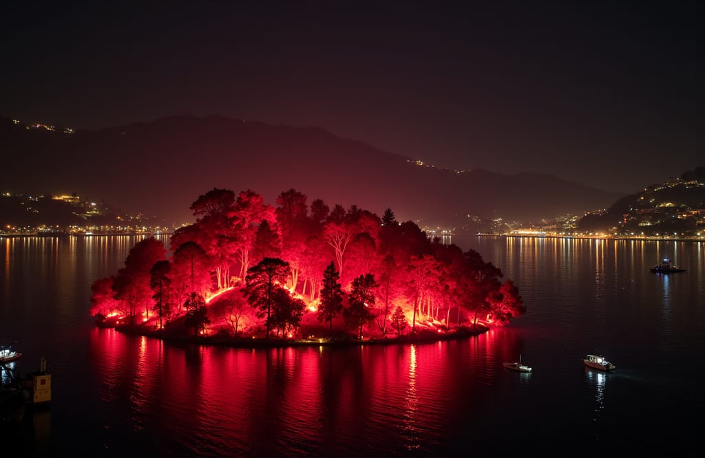 Sagra di San Giovanni 2026 fireworks display over Isola Comacina Lake Como