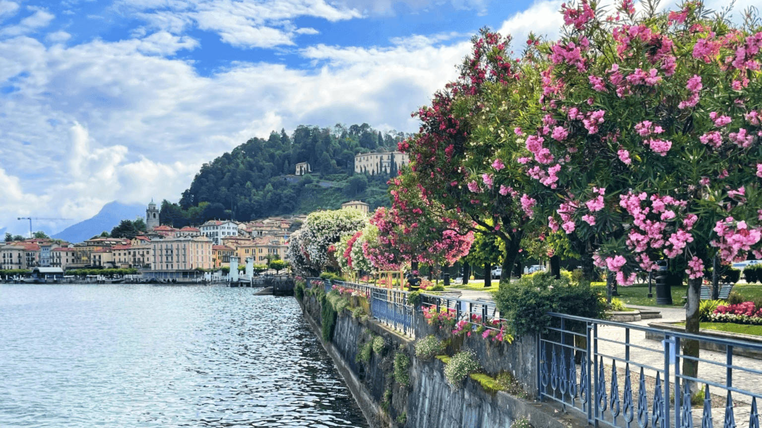 Scenic waterfront in Bellagio – what to see in Bellagio, featuring stunning lakeside views and picturesque surroundings.