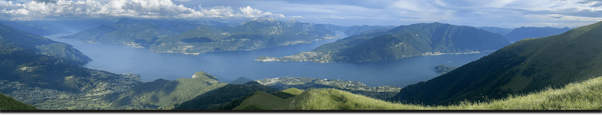 View over Tremezzo toward Villa Carlotta and Lake Como