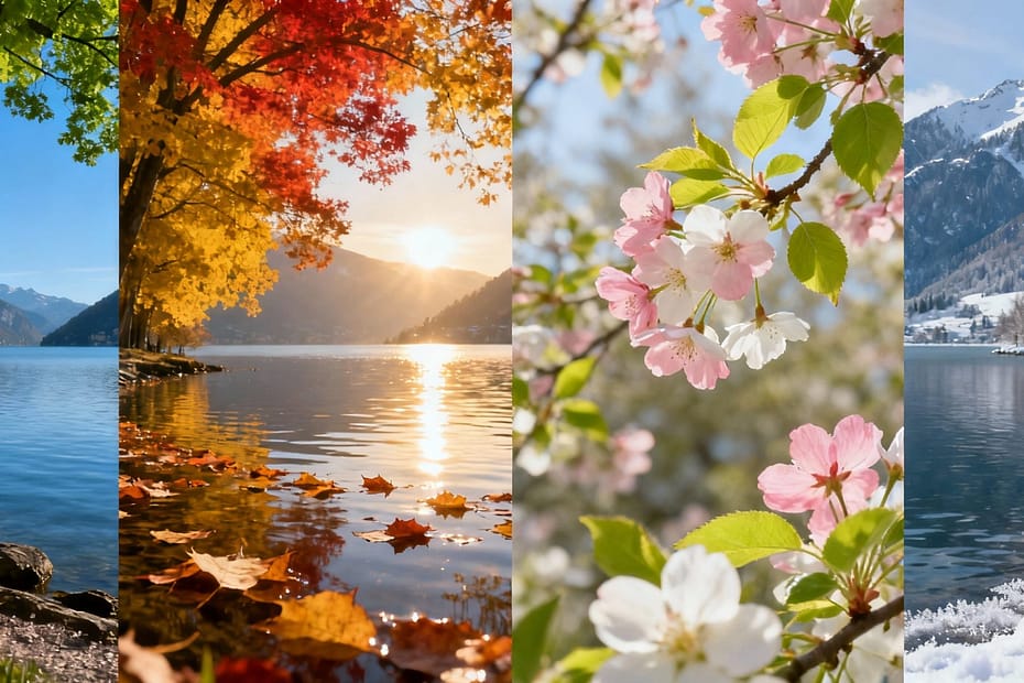 Lake Como Weather, Summer, Spring, Winter Autumn